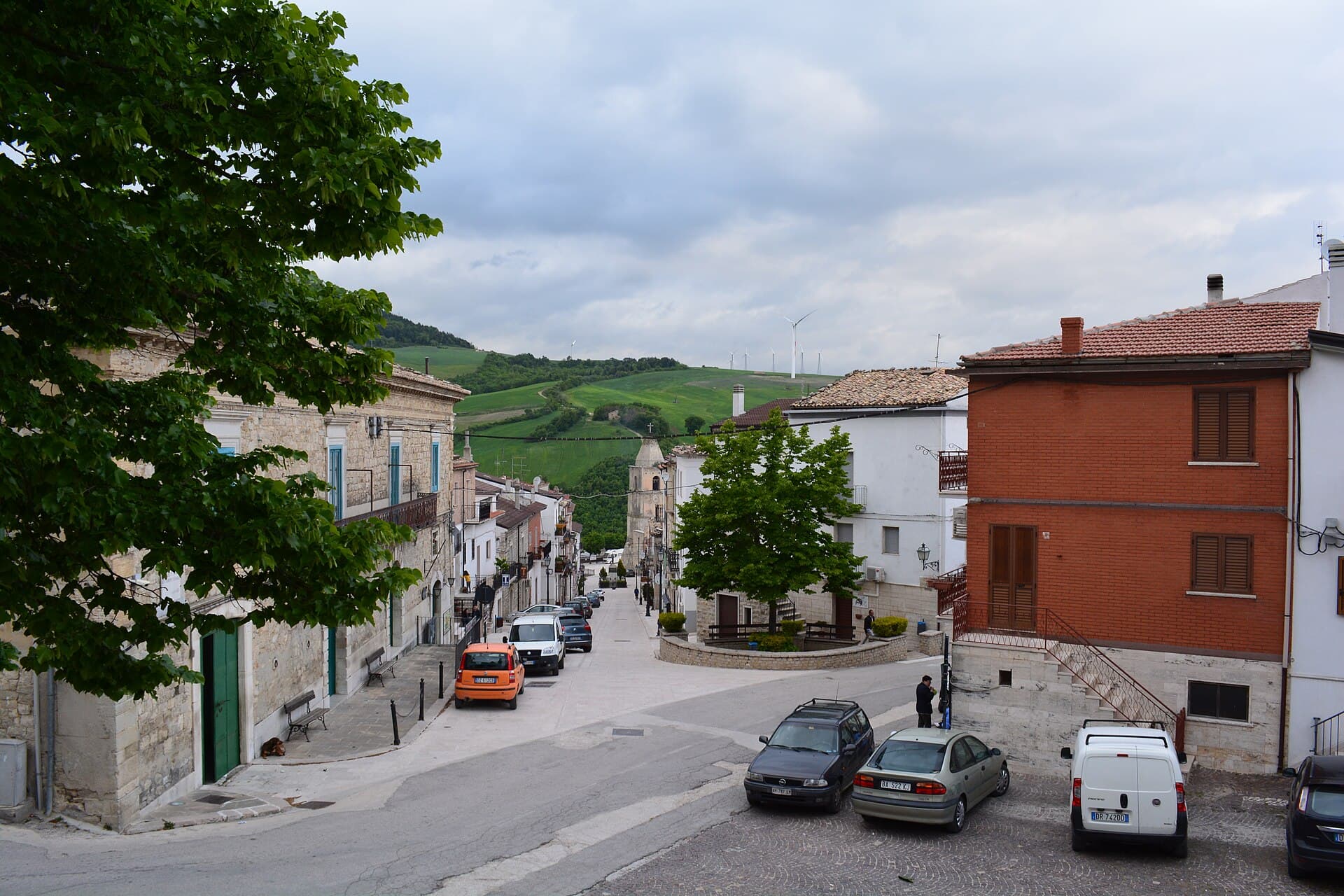 Il borgo di Alberona, tra i Monti Dauni in provincia di Foggia