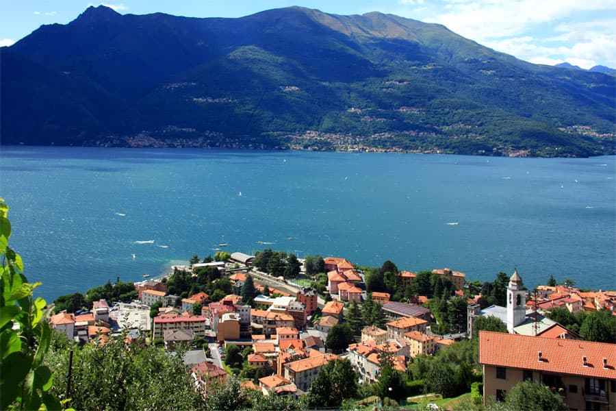 Il borgo di Bellano sul ramo orientale del Lago di Como