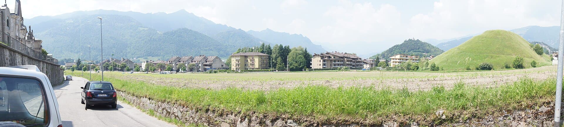 Panorama di Clusone, in Val Seriana