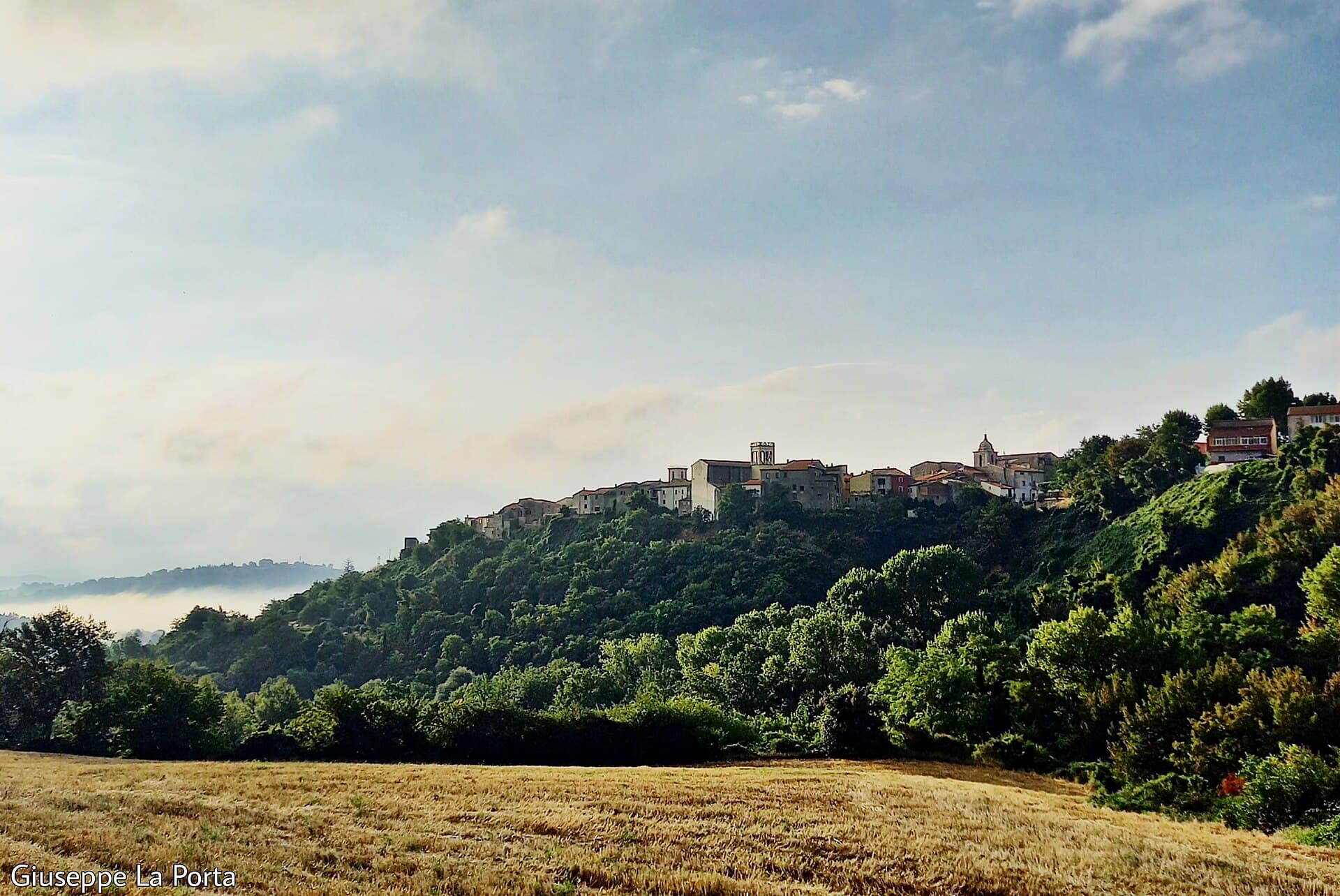 Veduta di Frosolone, borgo dei coltelli nel Matese molisano