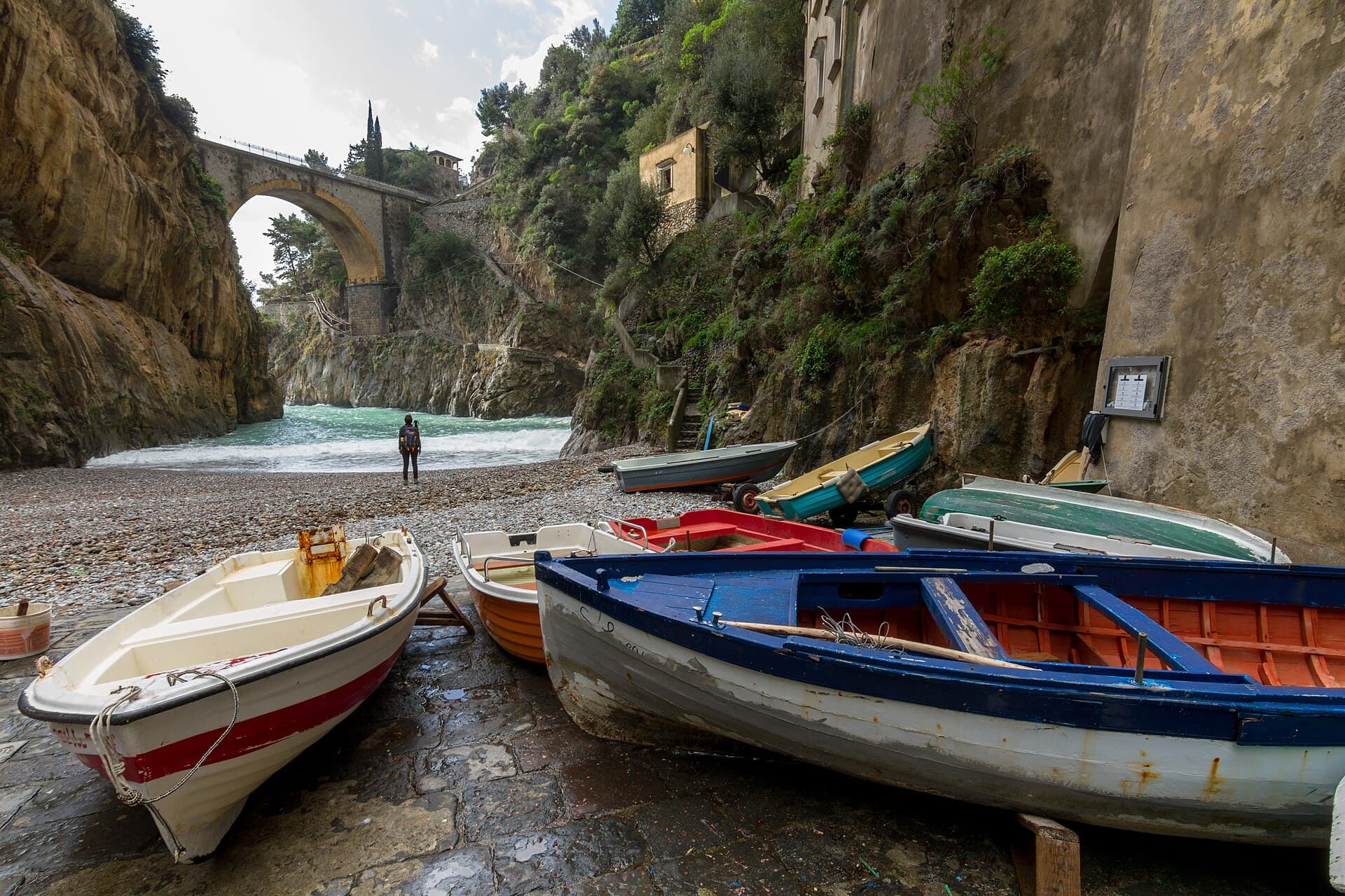 Il Fiordo di Furore, sulla Costiera Amalfitana