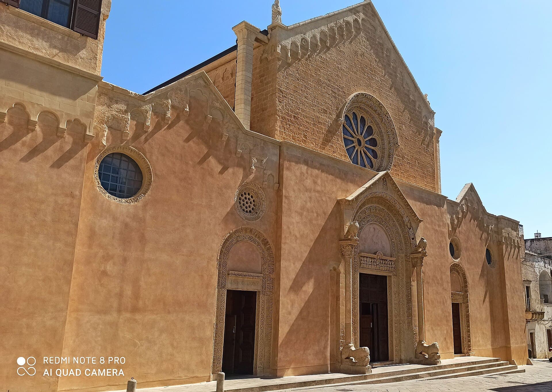 La facciata della Basilica di Santa Caterina d'Alessandria a Galatina