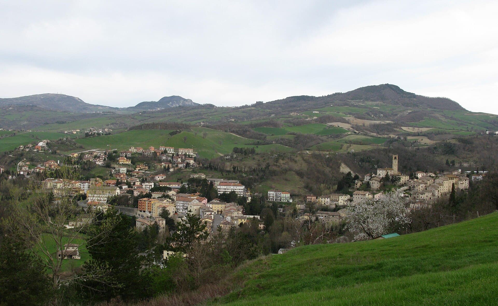 Il borgo di Macerata Feltria, nel Montefeltro