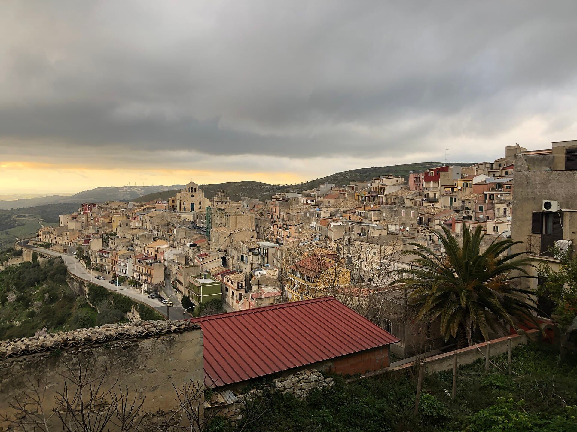 Panorama di Monterosso Almo, sui Monti Iblei