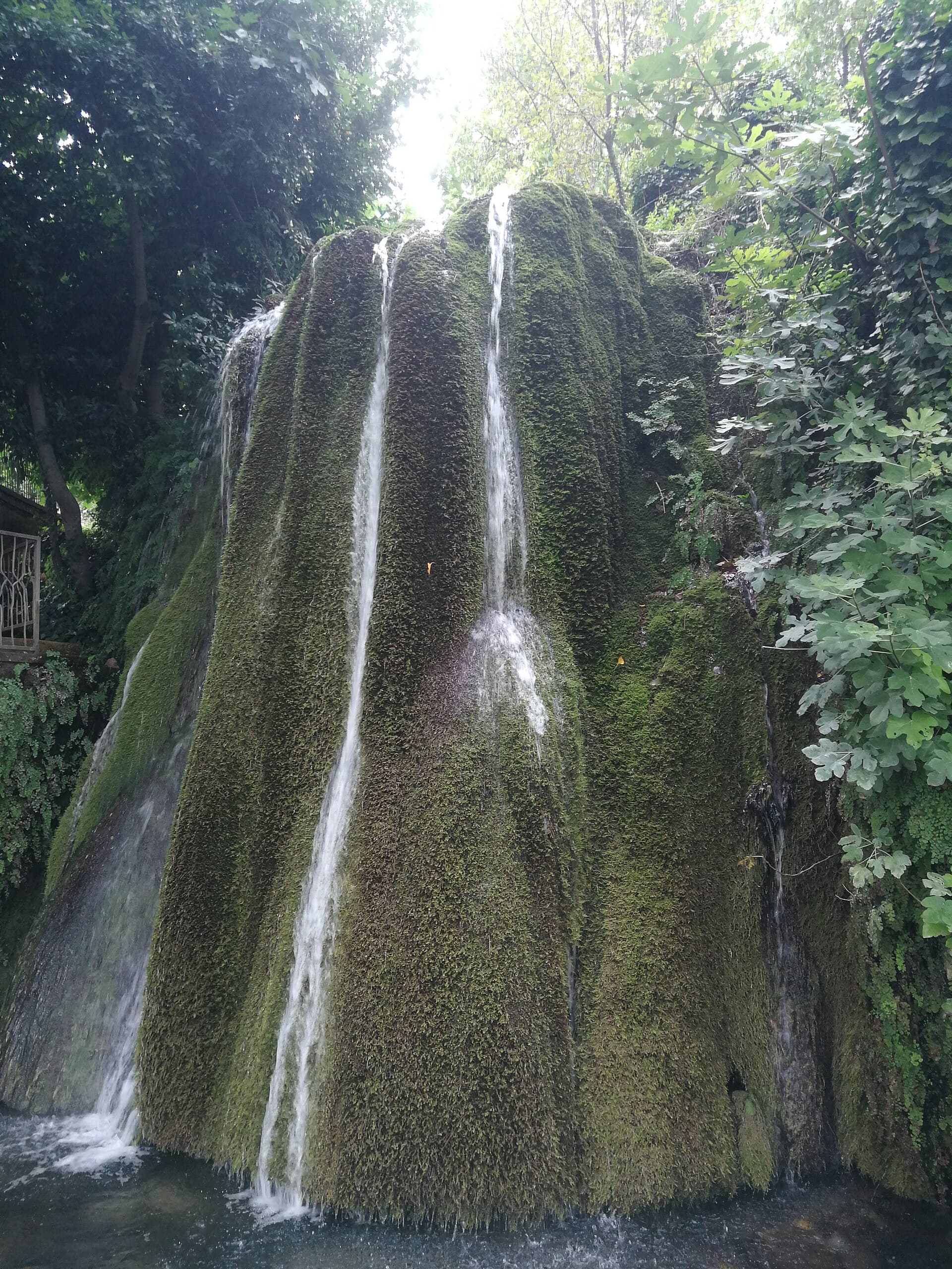 La cascata di San Valentino nel centro di Sadali
